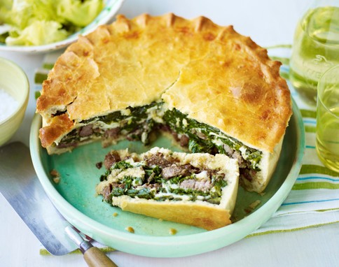 Lamb & cheese pie