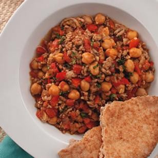 Lamb & chickpea chili