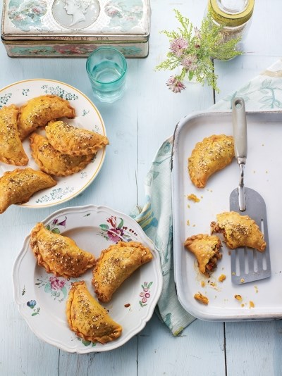 Lamb & chickpea hand pies