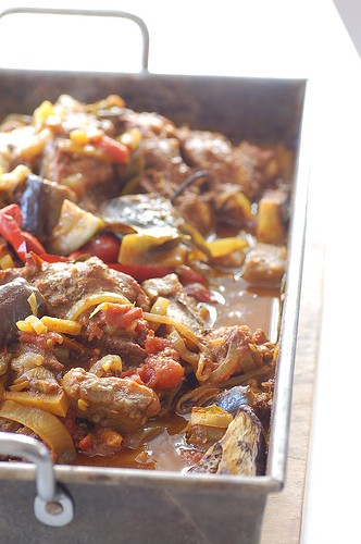 Lamb & eggplant curry