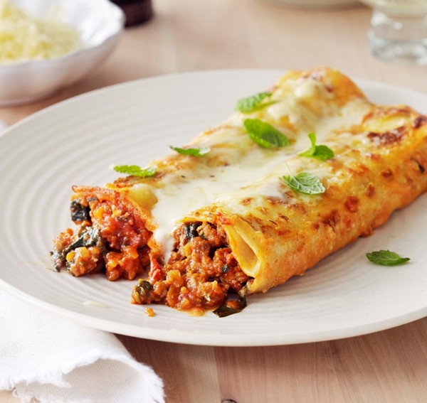 Lamb & rosemary cannelloni