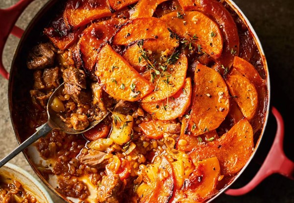Lamb & spelt hotpot