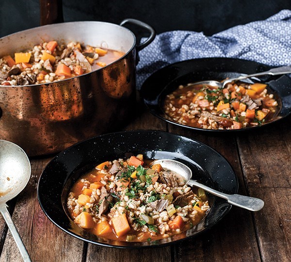 Lamb and barley soup