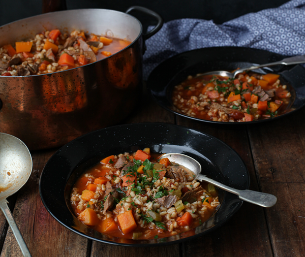 Lamb and barley soup