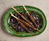 Lamb and beef kebabs