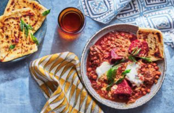 Lamb and beetroot curry