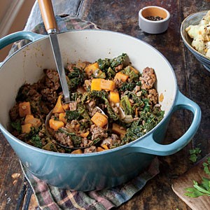 Lamb and butternut squash soup
