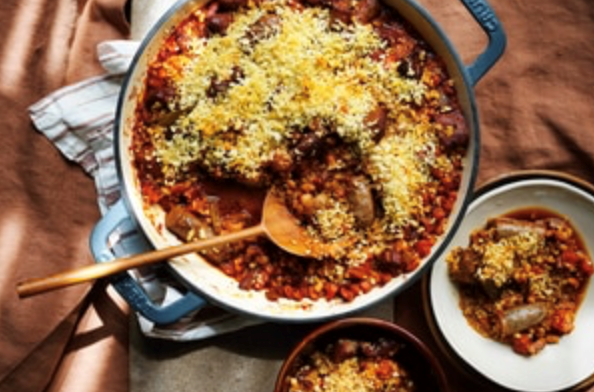 Lamb and cannellini bean stew