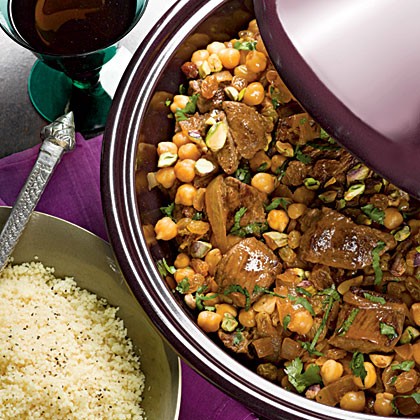Lamb and chickpea tagine