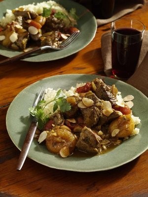 Lamb and dried apricot tagine