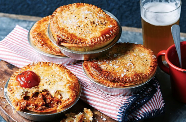Lamb and harissa pies