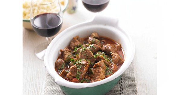 Lamb and merguez stew