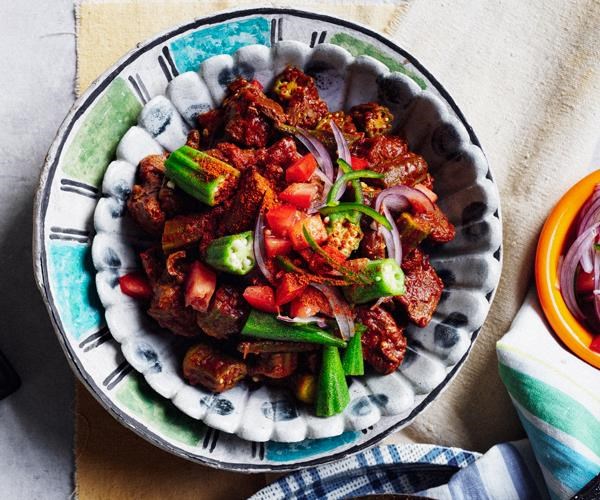 Lamb and okra (Bamya)