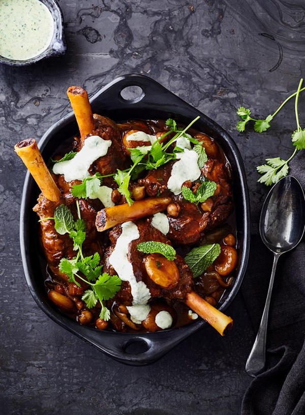 Lamb and pomegranate tagine