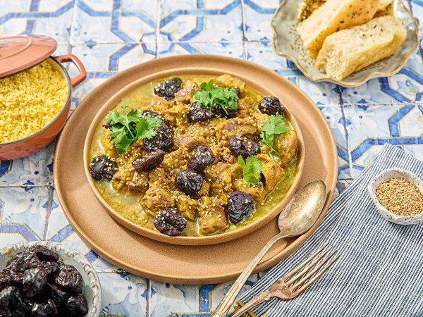 Lamb and prune tagine
