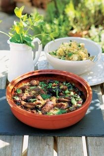 Lamb and prune tagine with Moroccan spices