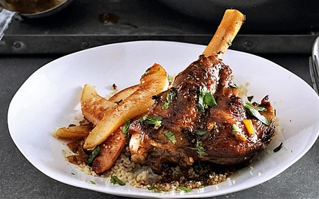 Lamb and quince tajine