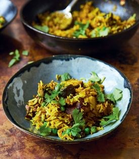 Lamb and vegetable biryani