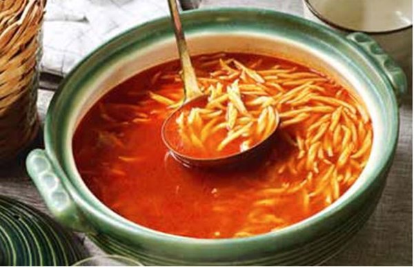 Lamb and vegetable broth
