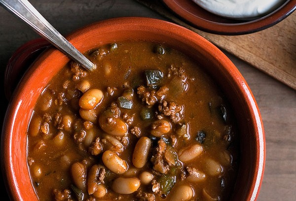 Lamb-and-white-bean chili