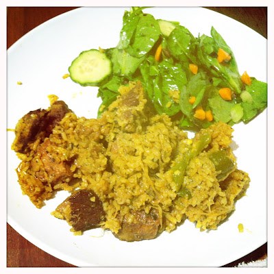 Lamb biryani