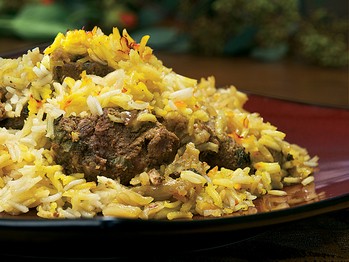 Lamb biryani
