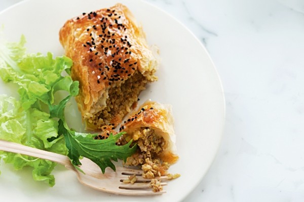 Lamb biryani rolls