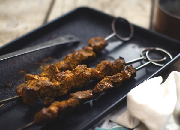 Lamb boti kebabs