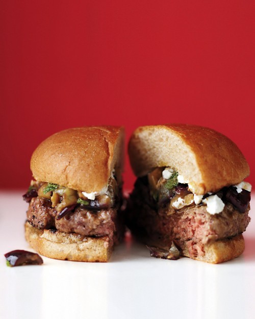 Lamb burgers