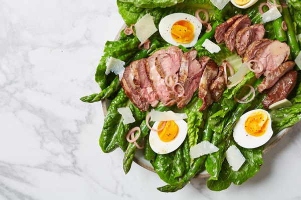 Lamb Caesar salad