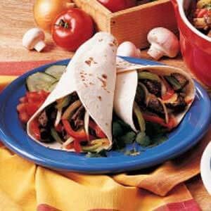 Lamb fajitas