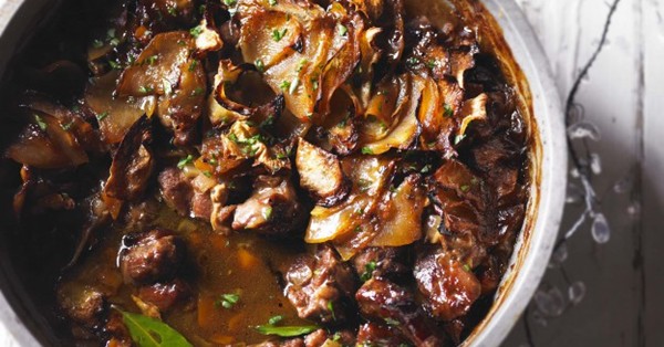 Lamb hotpot with swede topping