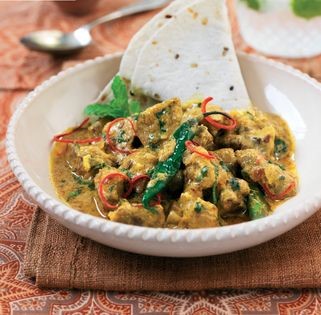 Lamb in ginger and yogurt