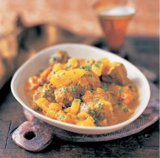 Lamb in mango sauce