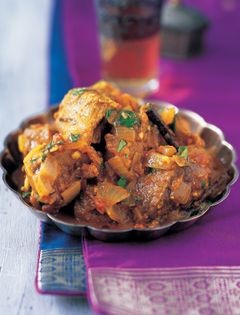 Lamb in rich chilli-tomato sauce