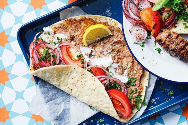 Lamb kafta: Lebanese meat pizza (Lahm bi ajin)