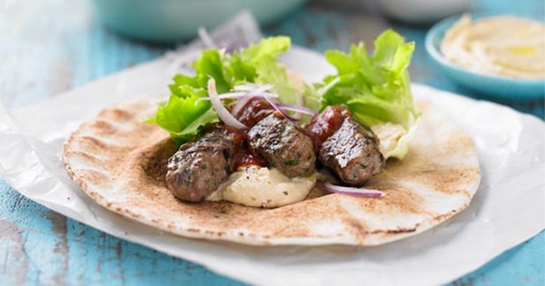 Lamb kofte flatbreads