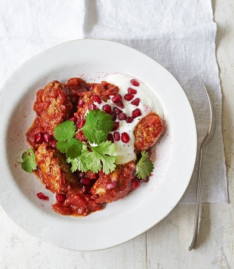 Lamb kofte tagine