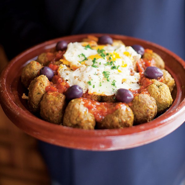 Lamb meatball and egg tagine (Kefta tagine)