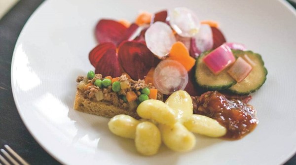 Lamb mince on toast