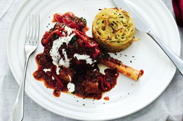 Lamb paprikash