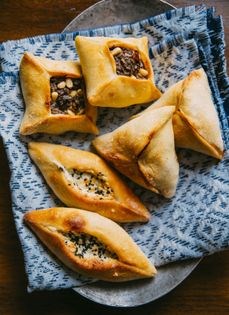 Lamb pastries (Sfeeha) [Reem Assil, Reem’s]