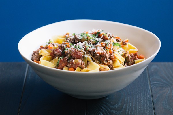 Lamb ragù with pappardelle