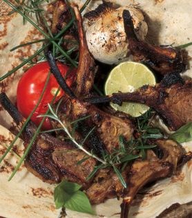 Lamb rib chops (Shishlik-e Shandiz)