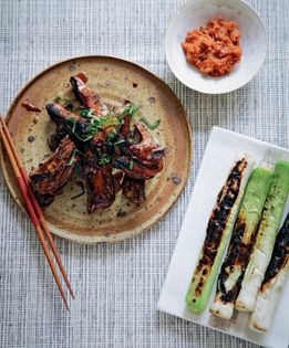 Lamb ribs with shiso
