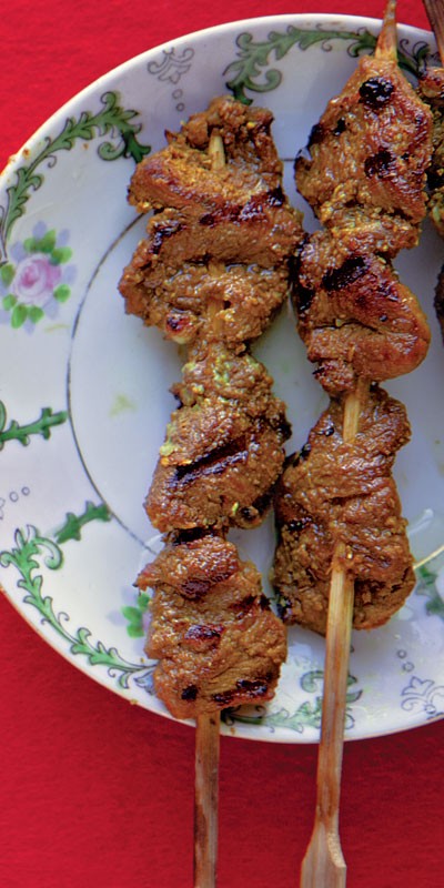 Lamb satay (Satay kambing)