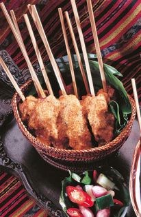 Lamb satay (Sate madura)