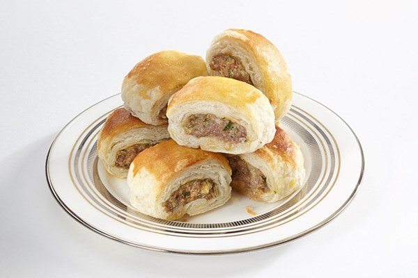 Lamb sausage rolls