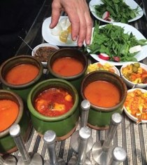Lamb shank and chickpea soup (Abgusht-e nokhod)