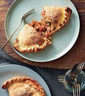 Lamb shank calzone